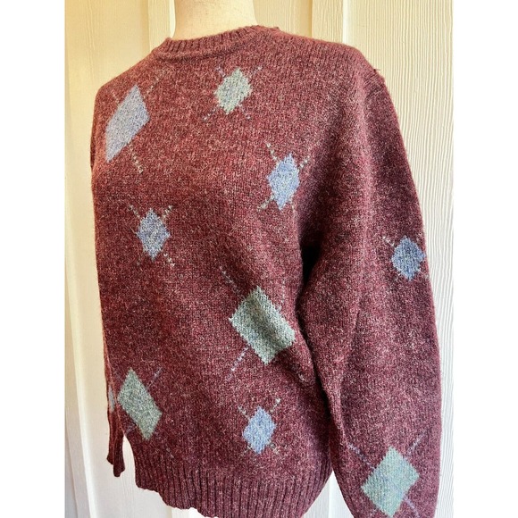 Harbour Club 100% Wool Men's Sweater Vintage Size Medium - Picture 4 of 7